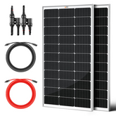 Rich Solar 200 Watt Solar Kit for Solar Generators Portable Power Stations.